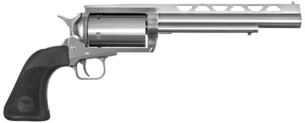 Magnum Research BFR45LC4106 BFR  SAO 45 Colt (LC) or 410 Gauge, 7.50" Vent Rib Barrel, 6rd Cylinder, Brushed Stainless Steel, Black Hogue Rubber Grip
