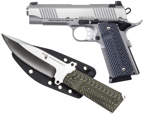 MAG DE1911C9SSK 1911 9MM C 4.33 W/KNF SS/BLK