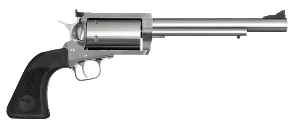Magnum Research BFR350L7 BFR  350 Legend 6 Shot 7.50" Brushed Stainless Steel Barrel, Stainless Cylinder, Brushed Stainless Steel Frame, Black Rubber Grips, Exposed Hammer