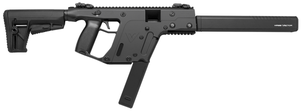 Kriss USA KV10CBL20 Vector CRB G2 10mm Auto 33+1 16" Black Chrome Moly Barrel, Black Polymer Receiver, Black Synthetic 6 Position Stock Black, Polymer Grip