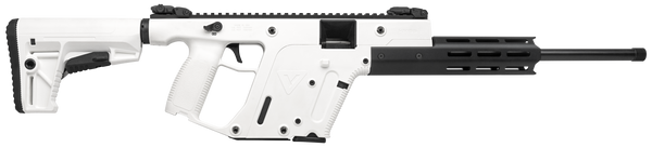 Kriss USA KV22CAP00 Vector CRB Gen2 Full Size 22 LR 10+1 Black Nitride Threaded Barrel, Alpine Cerakote Picatinny Rail Aluminum Receiver, Alpine White 6 Position Collapsible Synthetic Stock, Alpine Po