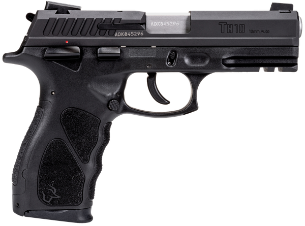 Taurus 1-TH10041 TH  Full Size 10mm Auto 15+1  4.27" Matte Stainless Steel Barrel, Matte Black Serrated Slide, Black Polymer Frame w/Picatinny Rail, Black Interchangeable Backstrap Grip Right Hand