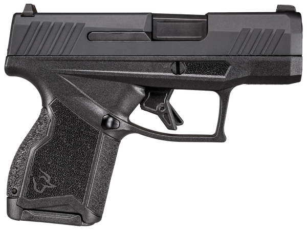 Taurus 1-GX4M931-10CK7 GX4  9mm Luger 10+1 3.06" Satin Black DLC Steel Barrel, Black Nitride Serrated Slide, Black Polymer Frame w/ Interchangeable Backstrap Grips Includes B&W US Flag Holster