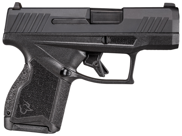 Taurus 1-GX4M931-10CK7 GX4  9mm Luger 10+1 3.06" Satin Black DLC Steel Barrel, Black Nitride Serrated Slide, Black Polymer Frame w/ Interchangeable Backstrap Grips Includes B&W US Flag Holster