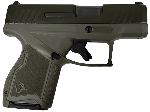 Taurus 1-GX4M93BO GX4  Micro-Compact Frame 9mm Luger 11+1 3.06" Black DLC Steel Barrel, Mil-Spec Green Cerakote Alloy Steel Serrated Slide, OD Green Stainless Steel Frame