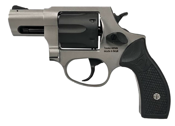 Taurus 2-85625-BG10 856  Small 38 Special 6 Shot 2" Matte Stainless Steel Barrel, Black Cylinder, Matte Stainless Steel Frame, Black G10 Grip, Transfer Bar Safety, Exposed Hammer