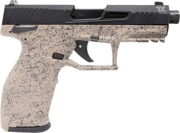 Taurus 12TX22141SP3 TX22 Gen 2 Full Size Frame 22 LR 16+1/22+1 4.10" Threaded Barrel, Serrated Slide, Polymer Frame w/Picatinny Rail, Right Hand