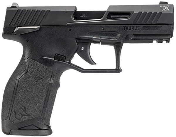 Taurus 1-2TX22341-15 TX22 Gen 2 Full Size Frame 22 LR 15+1 4.10" Matte Black Steel Barrel, Black Hard Coat Anodized Serrated Slide, Black Polymer Frame w/Picatinny Rail, Right Hand