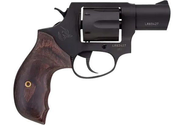 Taurus 2-856021SW 856  Small 38 Special +P 6 Shot 2" Matte Black Alloy Steel Barrel, Cylinder & Frame, Walnut Grip Transfer Bar Safety, Exposed Hammer