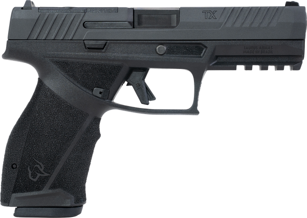 Taurus  TX 9  Full Size 9mm Luger 17+1 4.50" Black Barrel, Black Nitride Alloy Steel Optic Ready/Serrated Slide, Black Stainless Steel Frame w/Picatinny Rail, Interchangeable Backstrap Grip