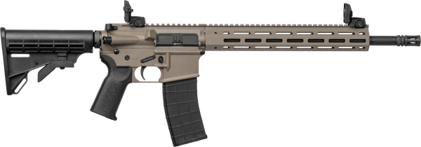 Tippmann Arms A101164 M4 Elite MSR 22 LR 25+1 16" Black Parkerized Threaded Barrel, Flat Dark Earth Aluminum Receiver w/Picatinny Rail, M-LOK Handguard, Black Adj CAR15 Polymer Stock, Black Gen2 Grip,