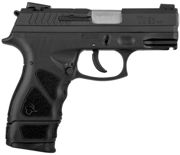Taurus 1TH9C031 THc  Compact 9mm Luger 17+1 3.54" Matte Stainless Steel Barrel, Matte Black Serrated Slide, Black Polymer Frame w/Picatinny Rail, Black Finger Grooved Polymer Grip Right Hand