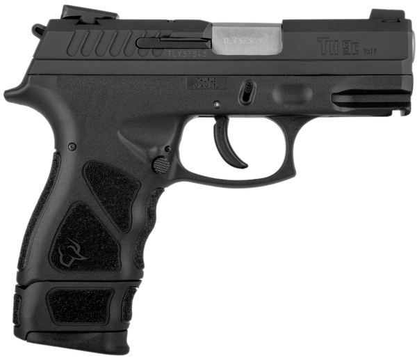 Taurus 1TH9C031 THc  Compact 9mm Luger 17+1 3.54" Matte Stainless Steel Barrel, Matte Black Serrated Slide, Black Polymer Frame w/Picatinny Rail, Black Finger Grooved Polymer Grip Right Hand