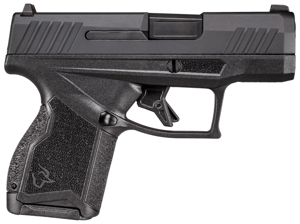 Taurus 1GX4M93110 GX4  Micro-Compact 9mm Luger 10+1 3.06" Satin Black DLC Barrel, Black Nitride Serrated Slide, Matte Stainless Steel Frame, Black Polymer w/Interchangeable Backstrap Grip Right Hand