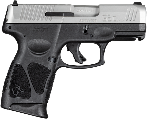 Taurus 1G3C9392X10 G3C  Compact Frame 9mm Luger 10+1 3.26" Matte Stainless Steel Barrel, Matte Serrated Stainless Steel Slide, Black Polymer Frame w/Picatinny Rail, Black Polymer Grip, Right Hand