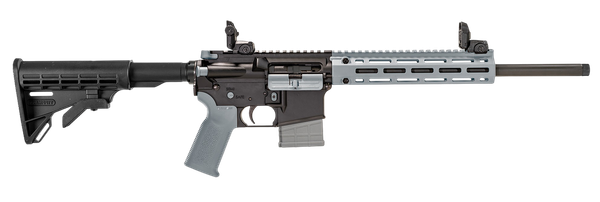 Tippmann Arms A101337 M4-22 LTE 22 LR 10+1 16" Black Parkerized Threaded Barrel, Matte Black Aluminum Receiver w/Picatinny Rail, Wolf Gray M-LOK Handguard Composite Forend, Black Polymer Stock, Gray G