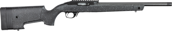 Bergara Rifles BXR002 BXR  22 LR 10+1 16.50" Carbon Fiber Barrel, Matte Blued Aluminum Receiver, Gray Speckled Black Synthetic Stock, Right Hand