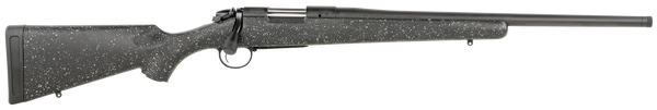 Bergara Rifles B14LM501C B-14 Ridge 300 Win Mag 3+1 24" Graphite Black Cerakote Barrel, Graphite Black Cerakote Steel Receiver, Gray Speckled Black Fixed American Style Stock, Right Hand