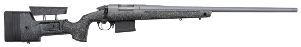 Bergara Rifles BPR2065PRC Premier HMR Pro 6.5 PRC 2+1 26" Threaded Barrel, Tactical Gray Cerakote, Black with Gray Fleck Stock