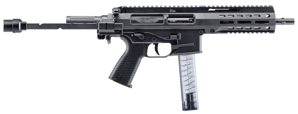 B&T Firearms 500003TB SPC9  9mm Luger 33+1 9.10", Black, Tele Brace Adapter, Polymer Grip (OEM Mag)