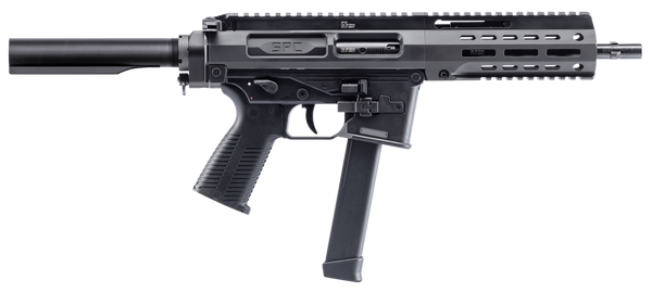 B&T Firearms 500003AB SPC9  9mm Luger 33+1 9.10", Black, Buffer Tube Stock, Polymer Grip (OEM Mag)