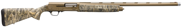 Browning 0119112005 A5 Wicked Wing 12 Gauge 26" Barrel 3.5" 4+1,  Burnt Bronze Cerakote/Rec, Realtree Max-7 Camo Synthetic Stock With Close Radius Pistol Grip