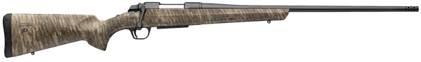 Browning 035841298 AB3  7mm PRC 3+1 24" Matte Blued Threaded Sporter Barrel & Steel Drilled & Tapped Receiver, Mossy Oak Bottomland Fixed w/Textured Grip Panels Synthetic Stock, Right Hand