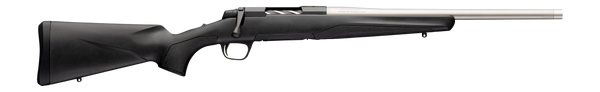 Browning 036116282 X-Bolt 2 Special LR SPR Full Size 6.5 Creedmoor 4+1 18" Matte Stainless Steel Threaded Barrel, Matte Stainless Steel Drilled & Tapped Receiver, Black Adj Comb & LOP Synthetic Stock,