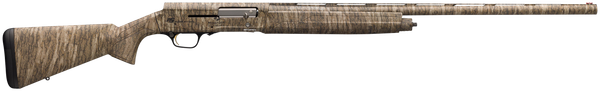 Browning 0118255004 A5 Sweet Sixteen 16 Gauge 2.75" 4+1 28", Mossy Oak Bottomland, Fiber Optic Sight, 3 Chokes Included