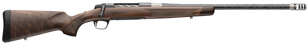 Browning 036090224 X-Bolt 2 Medallion 270 Win 4+1 22" Carbon Fiber Wrapped Threaded Barrel, Matte Blued Drilled & Tapped Steel Receiver, Fixed Grade V/VI Walnut Stock, Recoil Hawg Muzzle Brake
