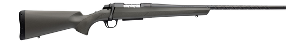 Browning 035851211 AB3 Pro Full Size 243 Win 4+1 22" Matte Blued Spiral Fluted Threaded Barrel, Matte Blued Steel Drilled & Tapped Receiver, Gray/Green Fixed Synthetic Stock, Right Hand
