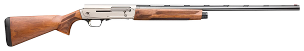 Browning 0119035004 A5 Upland Sweet Sixteen 16 Gauge Semi-Auto 2.75" 4- 2.75" Shells 28" Gloss Blued Vent Rib Barrel, Brushed Nickel Aluminum Alloy Receiver, Fixed Turkish Walnut Stock