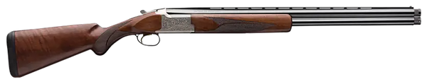 Browning 018142305 Citori White Lightning 12 Gauge with 26" Polished Blued Barrel, 3" Chamber, 2rd Capacity, Silver Nitride Metal Finish & Gloss Oil Black Walnut Stock Right Hand (Full Size)