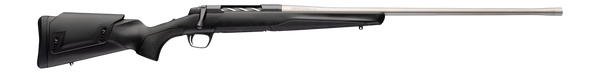 Browning 036118294 X-Bolt 2 Western Hunter Special Full Size 6.5 PRC 3+1 24" Matte Stainless Threaded Barrel, Matte Stainless Steel Drilled & Tapped Receiver, Black Adj Comb Synthetic, Stock Right Han