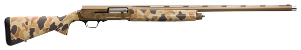 Browning 0119072005 A5 Wicked Wing 12 Gauge 26" 4+1 3.5" Burnt Bronze Cerakote Vintage Tan Camo Fixed Textured Grip Panels Stock Right Hand (Full Size) Includes Banded Invector-DS Extended Chokes