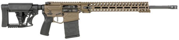 Patriot Ordnance Factory 01737 Rogue Prescott 6.5 Creedmoor 20" DI 20+1 Patriot Brown Rec/14.50" Renegade M-LOK Stainless Steel Fluted Barrel Black Adjustable Stock Black Polymer MFT Grip Right Hand