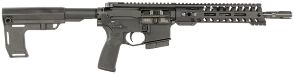 Patriot Ordnance Factory 2167 P15 Constable 350 Legend 10+1 10.50" M-LOK Handguard, Black Anodized Aluminum Receiver w/Picatinny Rail, Black Polymer MFT Blade Stabilizer, MFT Grip