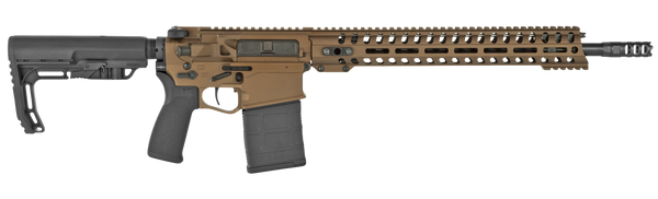 Patriot Ordnance Factory 01582 Revolution  308 Win,7.62x51mm NATO 16.50" 20+1 Bronze 6 Position MFT BMS Minimalist Stock