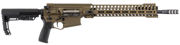 Patriot Ordnance Factory 01467 Revolution Gen4 308 Win,7.62x51mm NATO 16.50" 20+1 Burnt Bronze 6 Position MFT BMS Minimalist Stock MLOK