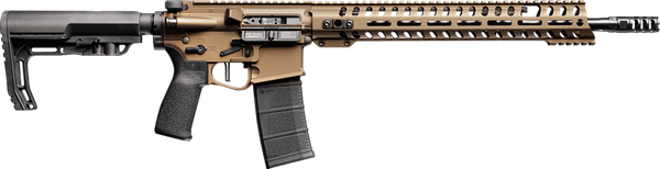 Patriot Ordnance Factory 02040 Renegade +  5.56x45mm NATO 30+1 13.75" Steel Threaded Barrel, Bronze Aluminum Receiver