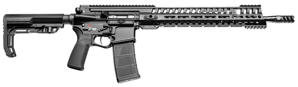 Patriot Ordnance Factory 01148 P415 *CA Compliant 5.56x45mm NATO 10+1 16.50" Chrome Moly Barrel Black Hard Coat Anodized Receiver, 6 Position MFT Black Stock & Black Polymer Grip Ambidextrous