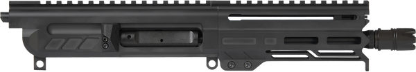 CMMG 57BA8AEAB Dissent MK4 5.7x28mm 6.50", Left Side Charging Handle, Armor Black, Zeroed Linear Comp, 4.60" M-LOK Handguard, Picatinny End Plate, Fits AR-Platform