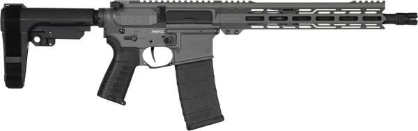 CMMG 30AB20FTNG Banshee MK4 300 Blackout 30+1 12.50" Black Nitride Medium Taper Threaded Barrel, EML 7" M-LOK Handguards, Tungsten Cerakote Aluminum Picatinny Rail Receiver, CMMG Zeroed Grips