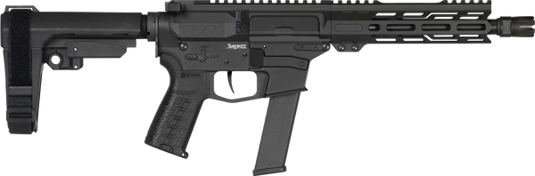 CMMG 40A330FAB Banshee MKGS 40 S&W 22+1 8" Black Nitride Medium Taper Threaded Barrel, EML 7" M-LOK Handguards, Black Armor Cerakote Aluminum Picatinny Rail Receiver, CMMG Zeroed Grips, Ambidextrous