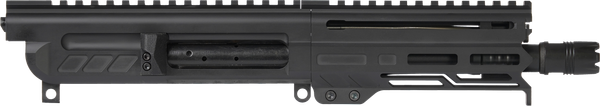 CMMG 30B0E67AB Dissent MK4 300 Blackout 6.50", Left Side Charging Handle, Armor Black, Zeroed Linear Comp, 4.60" M-LOK Handguard, Picatinny End Plate, Fits AR-Platform