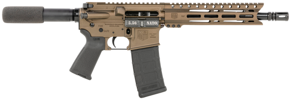 Diamondback DB1915K071 DB15  5.56x45mm NATO 30+1 10" Black Nitride Threaded Barrel, M-LOK Handguard, Midnight Bronze Aluminum Picatinny Rail Receiver, Black Buffer Tube, Black Magpul Grip, Right Hand