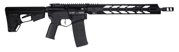 Diamondback DB1758K001 DB15  5.56x45mm NATO 16" 30+1 Black Adjustable Magpul ACS-L Stock Black Magpul MOE-K2+ Grip