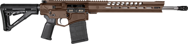 Diamondback DB1032C071 DB10  308 Win 18" 20+1 Midnight Bronze Adjustable Magpul CTR Stock Black Magpul MOE K2 Grip with Black Gold Lower 15" M-Lok