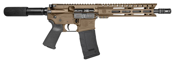 Diamondback DB1915B061 DB15  300 Blackout 28+1 10", FDE, Carbon Lower, 9" M-LOK Handguard, Black Padded Buffer Tube/Magpul Grip