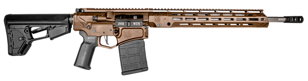 Diamondback DB1059C071 DB10  308 Win 18" 20+1 Midnight Bronze Adjustable Magpul ACS-L Stock Black Magpul MOE-K2+ Grip 15" M-Lok